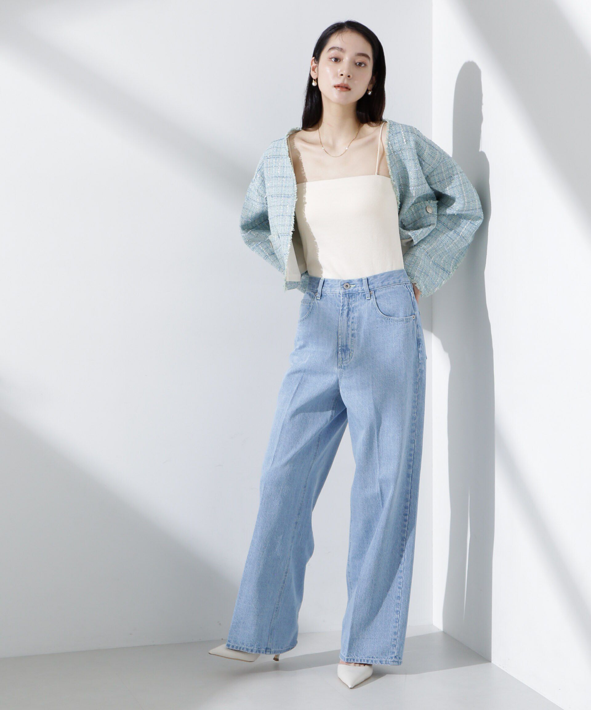 nano･universe「カップ付き2wayキャミベアトップ」|Tシャツ・カットソー|