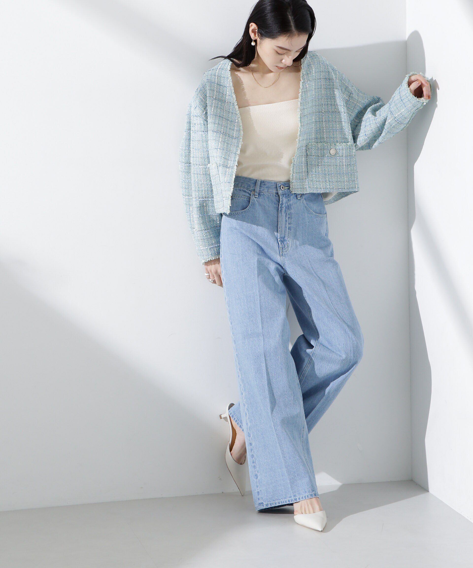 nano･universe「カップ付き2wayキャミベアトップ」|Tシャツ・カットソー|