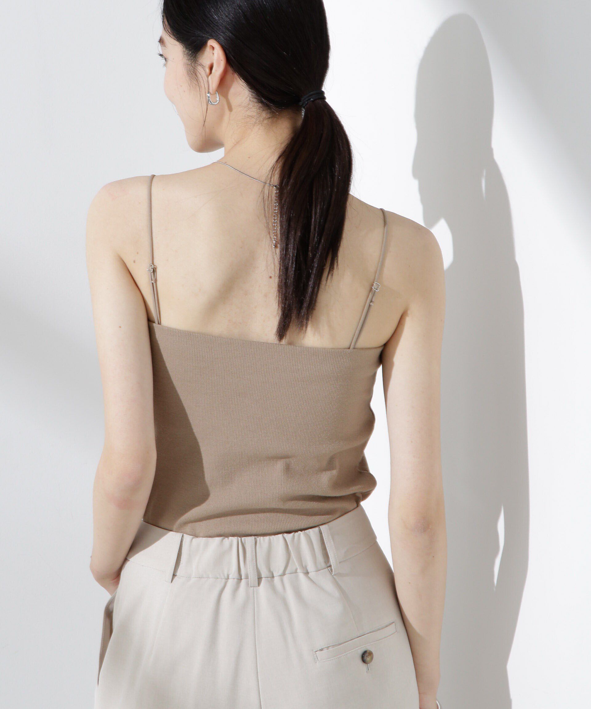 nano･universe「カップ付き2wayキャミベアトップ」|Tシャツ・カットソー|