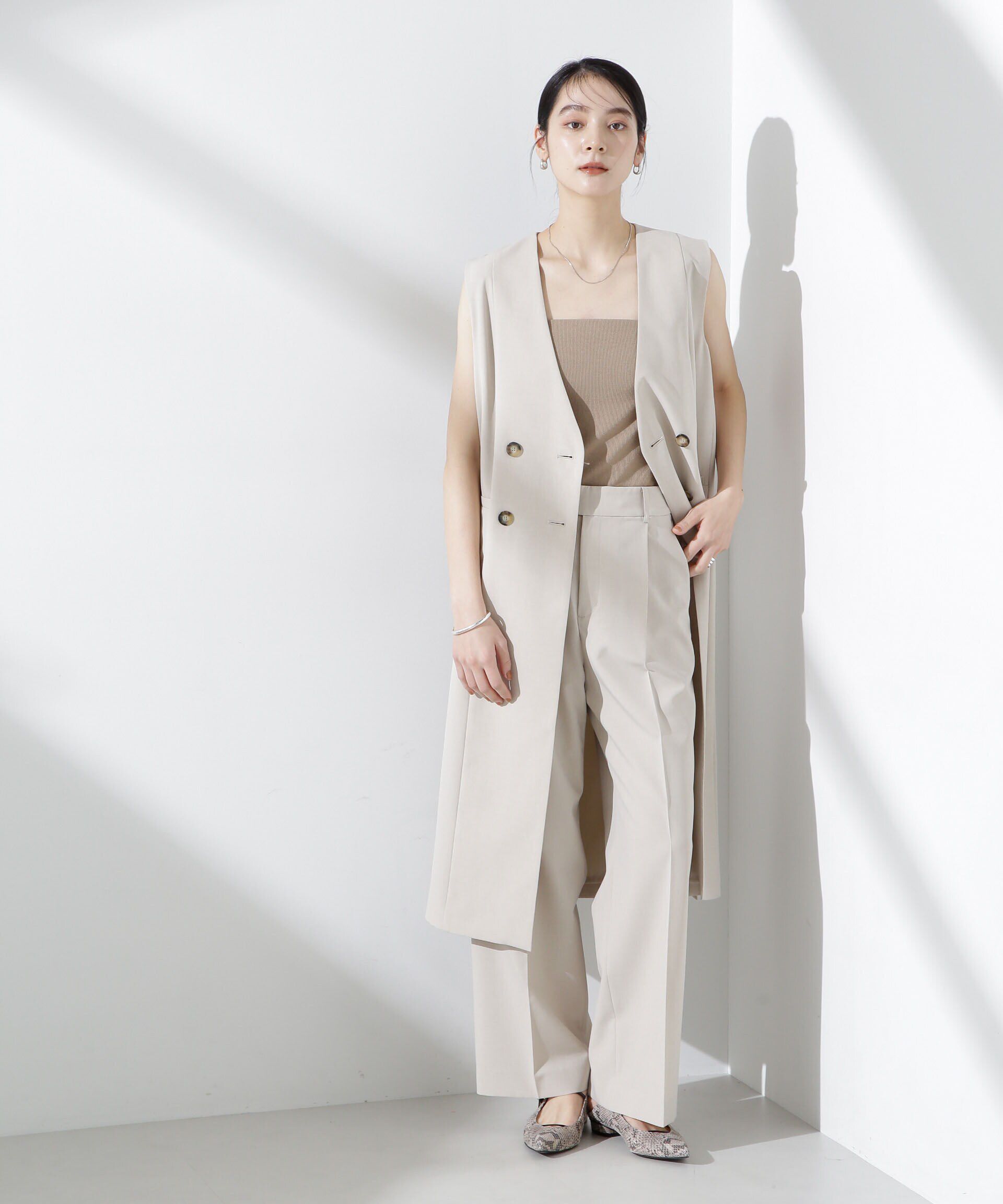 nano･universe「カップ付き2wayキャミベアトップ」|Tシャツ・カットソー|