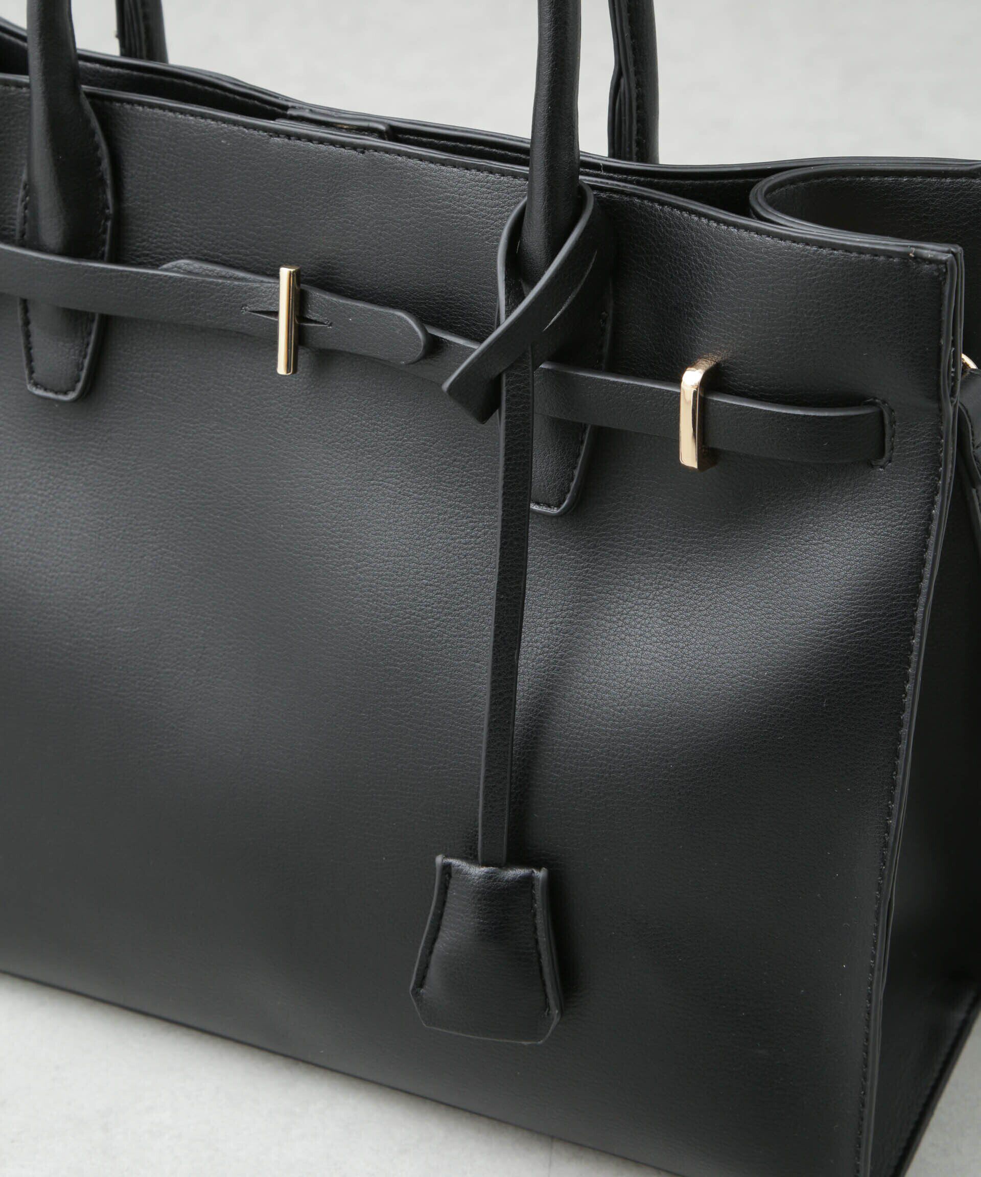 nano･universe「ターンロックベルトビッグトートバッグ」|ショルダー・メッセンジャー|