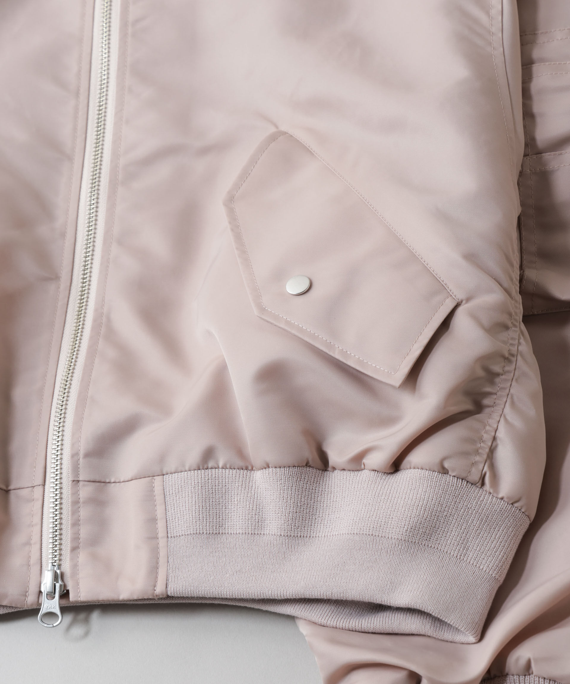 nano･universe「ナイロンツイルMA-1ブルゾン」|ブルゾン・スタジャン|