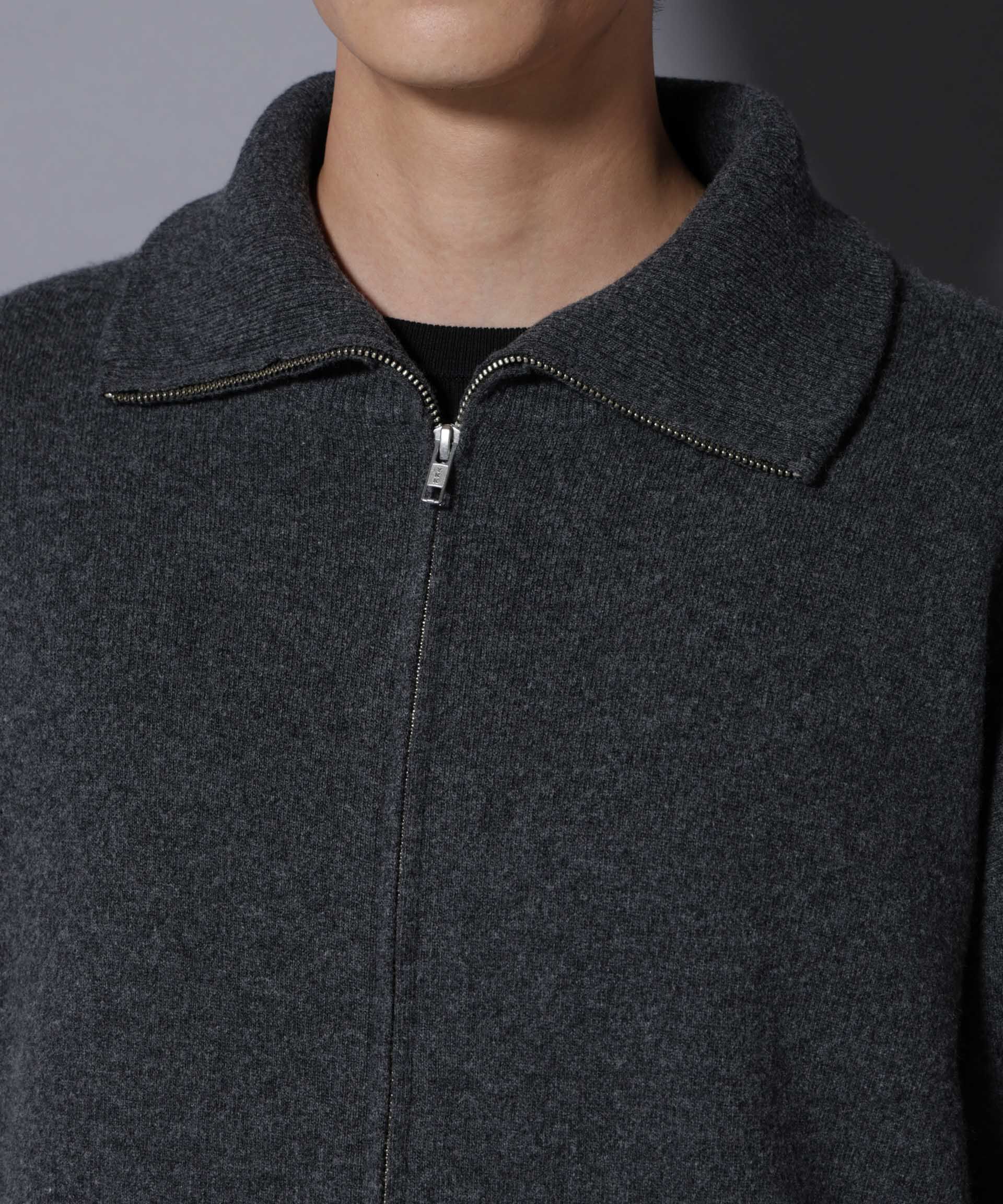 nano･universe「ウールカシミヤドライバーズニット」|ニット・セーター|