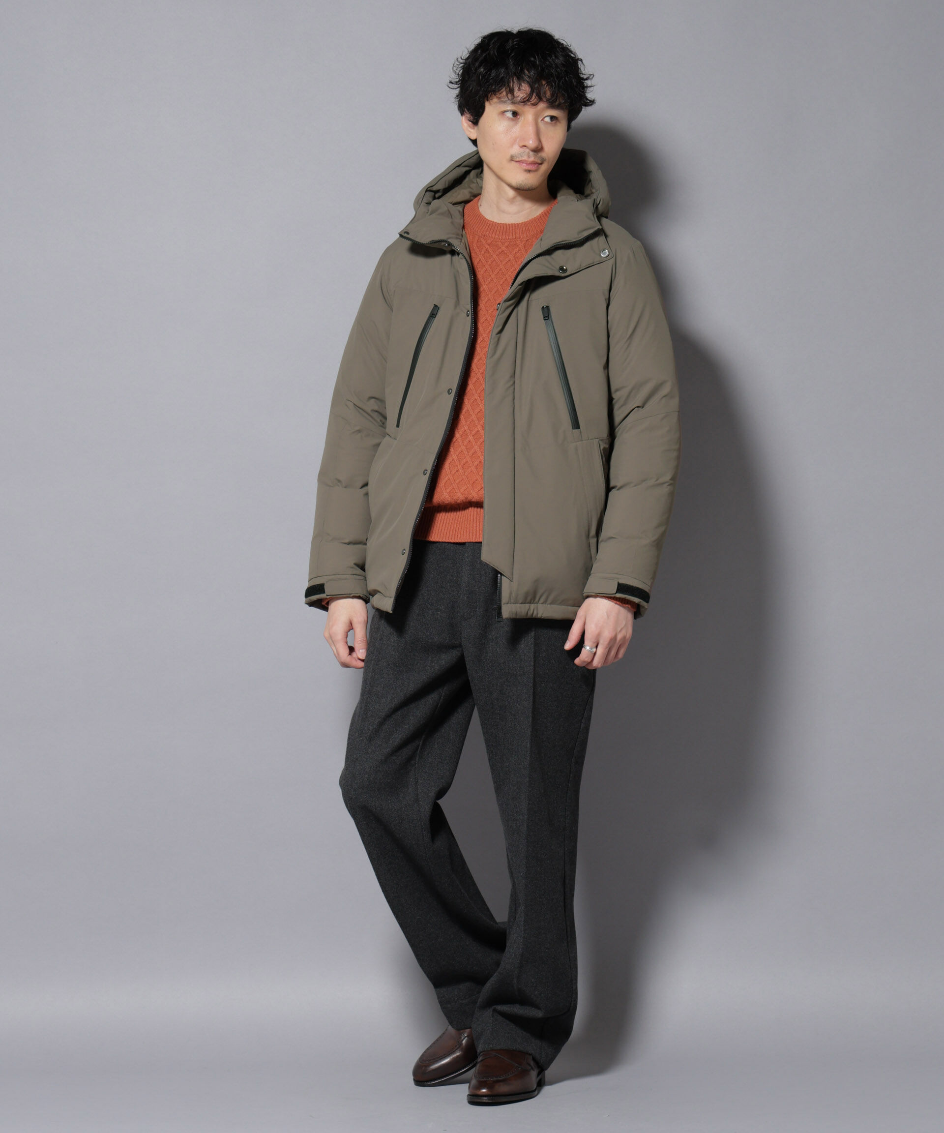 nano･universe「anewdown(R)フルダルマウンテンパーカー撥水ダウン」|ダウン|