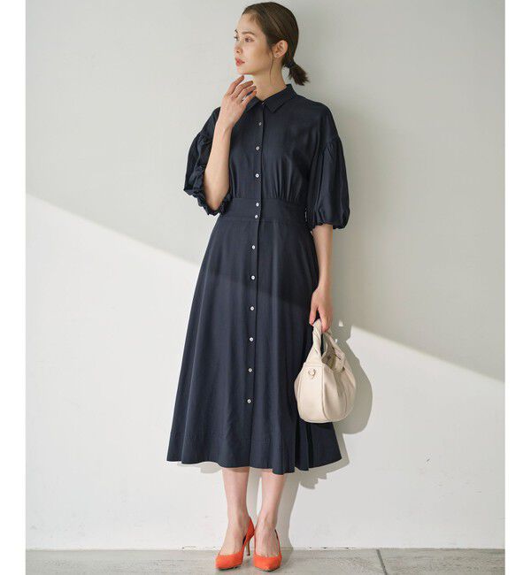 組曲「【WEB限定カラーあり】ボリュームスリーブシャツワンピース」|ワンピース|