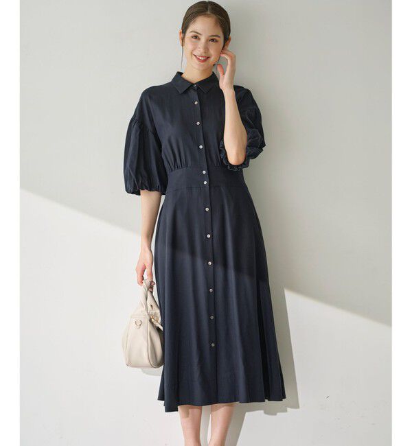 組曲「【WEB限定カラーあり】ボリュームスリーブシャツワンピース」|ワンピース|