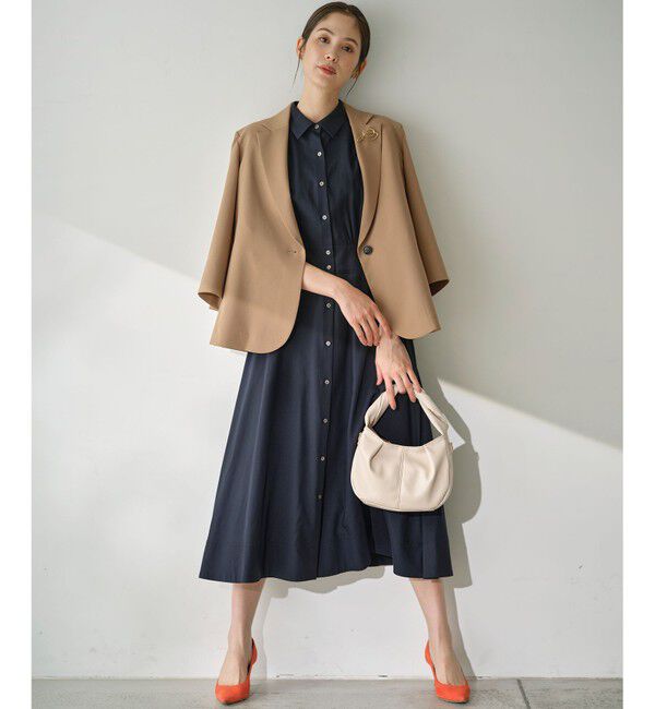 組曲「【WEB限定カラーあり】ボリュームスリーブシャツワンピース」|ワンピース|