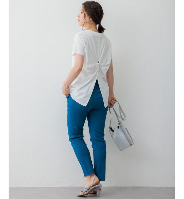 23区「【洗える】リネンレーヨンストレッチ テーパードパンツ」|その他|