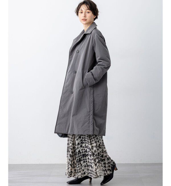 23区「【洗える】LIMONTA ステンカラー ライトアウター」|ダウン|