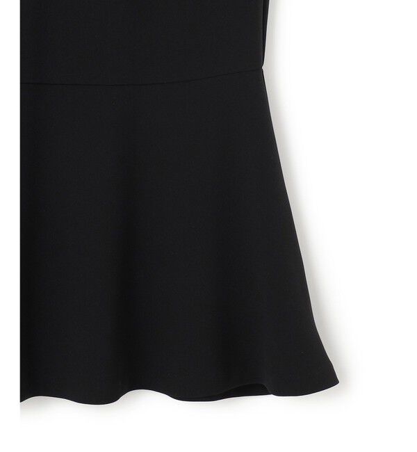 23区「【セットアップ対応/洗える】トリアセダブルジョーゼット 2WAYレース襟 ペプラムブラウス」|シャツ・ブラウス|