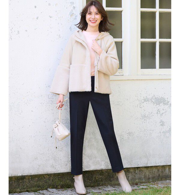 ANY SIS「【大人百花掲載 ヨンアさん着用】シリーズ累計7万本突破！サーモ2WAYストレッチ テーパードパンツ」|その他|