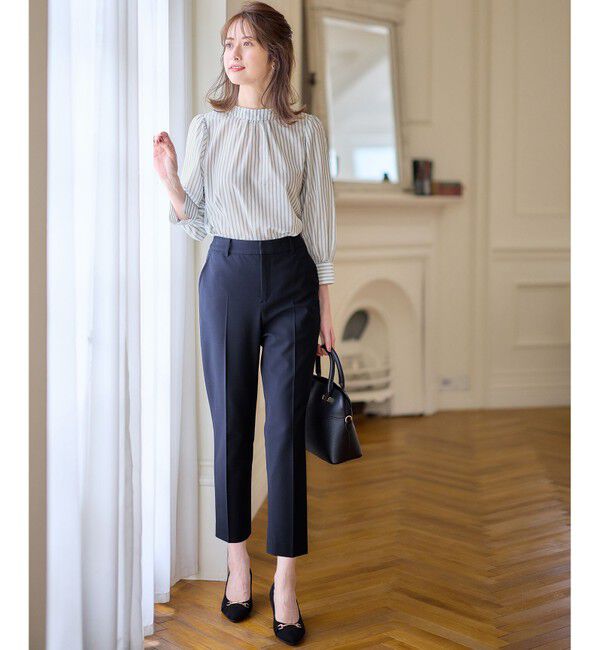 ANY SIS「【大人百花掲載 ヨンアさん着用】シリーズ累計7万本突破！サーモ2WAYストレッチ テーパードパンツ」|その他|