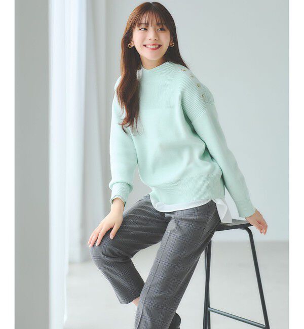 ANY SIS「【大人百花掲載 ヨンアさん着用】シリーズ累計7万本突破！サーモ2WAYストレッチ テーパードパンツ」|その他|