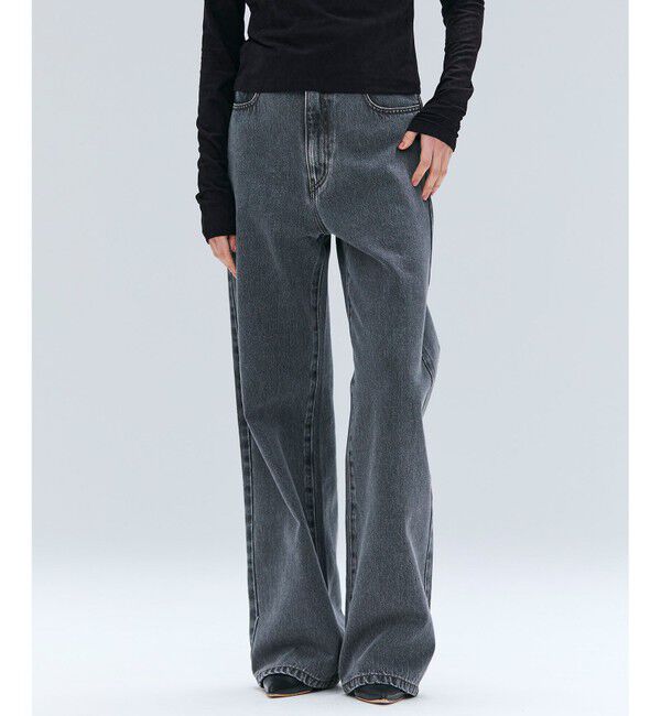 BEIGE,「【洗える・Oggi 11月号掲載】NAVIGLIO / フレアシルエットデニムパンツ」|デニム|Slate