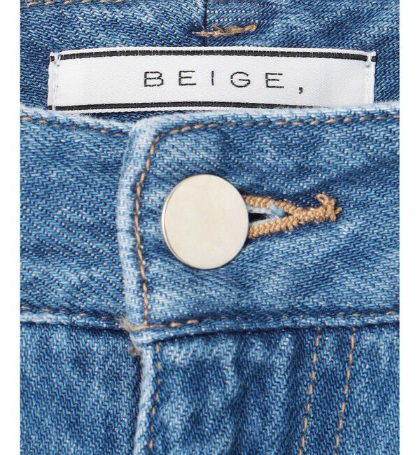 BEIGE,「【洗える・Oggi 11月号掲載】NAVIGLIO / フレアシルエットデニムパンツ」|デニム|