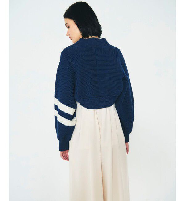 Diagram「畦ショートニットカーディガン」|カーディガン|