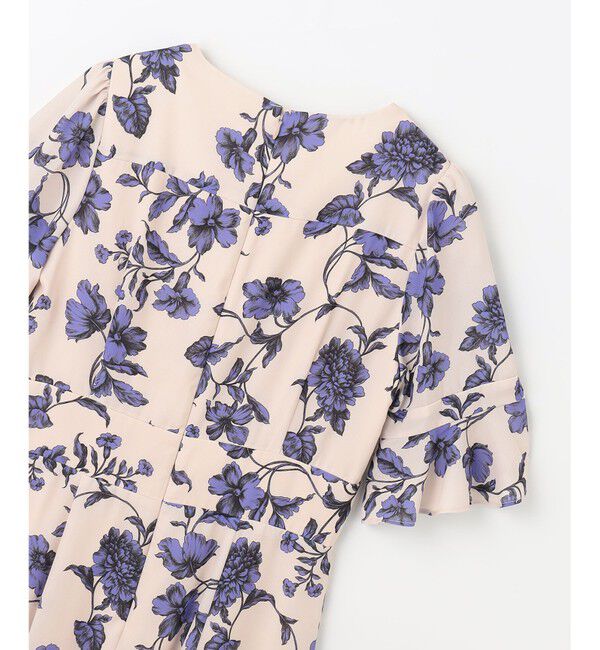 GRACE CONTINENTAL「フラワープリントフレアワンピース」|ワンピース|