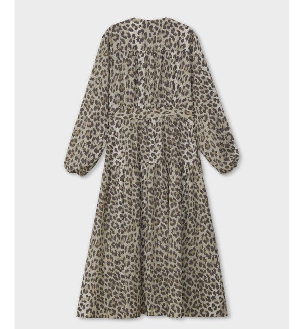 Grace Class「レオパードドレープドレス」|ワンピース|