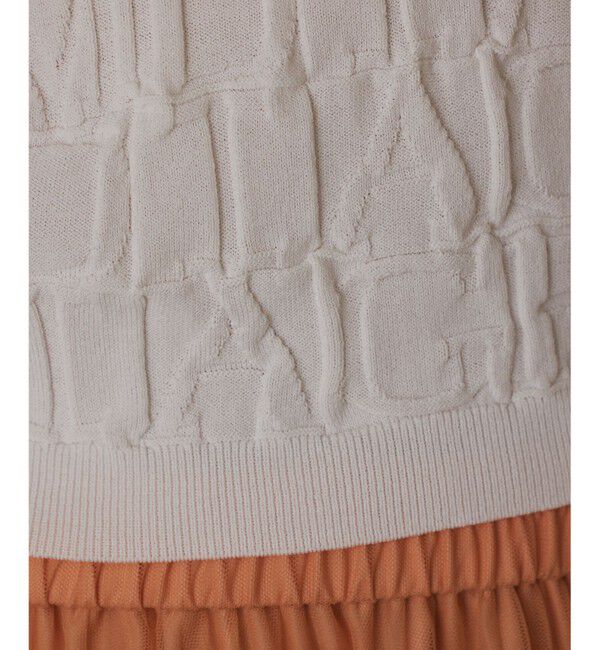  「モノグラムニットトップ」|ニット・セーター|