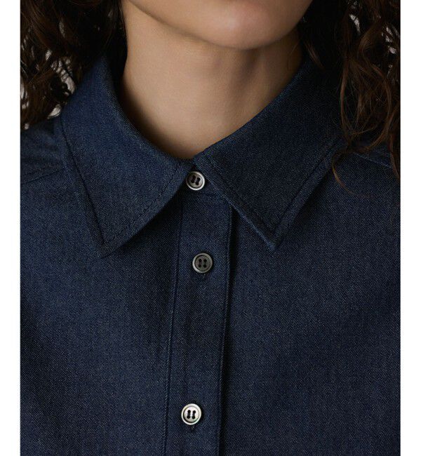  「タックスリーブデニムシャツ」|シャツ・ブラウス|