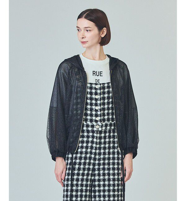 Grace Class「マクラメメッシュフーディー」|パーカー|ブラック