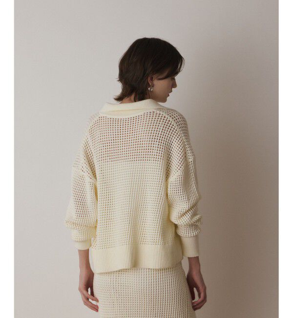Diagram「メッシュVネックニットトップ」|ニット・セーター|