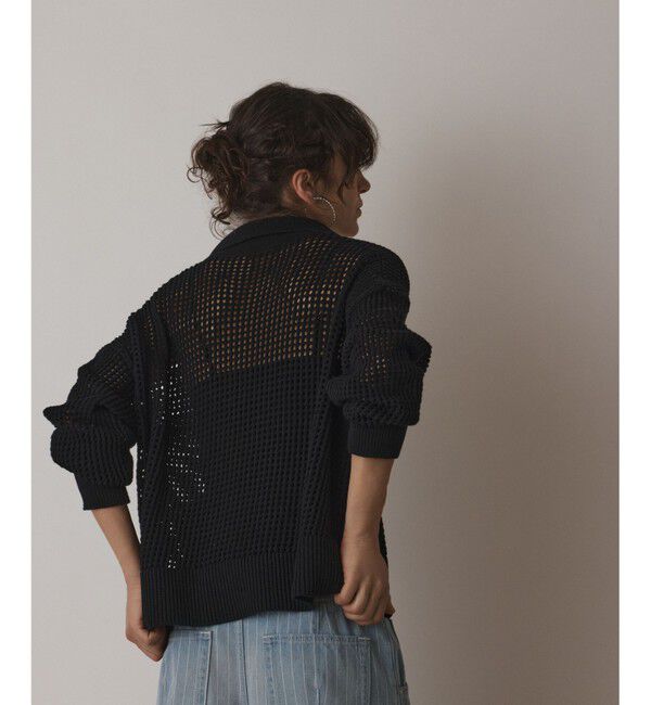 Diagram「メッシュVネックニットトップ」|ニット・セーター|