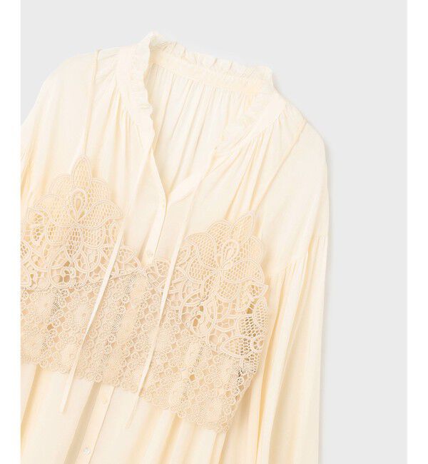 GRACE CONTINENTAL「レースキャミ付カフタンブラウス」|シャツ・ブラウス|