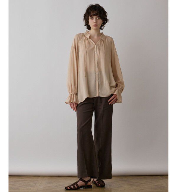 GRACE CONTINENTAL「レースキャミ付カフタンブラウス」|シャツ・ブラウス|