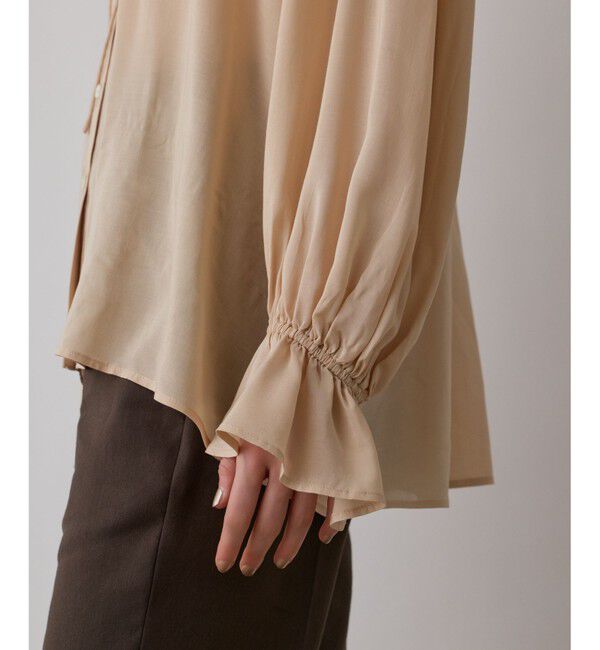 GRACE CONTINENTAL「レースキャミ付カフタンブラウス」|シャツ・ブラウス|