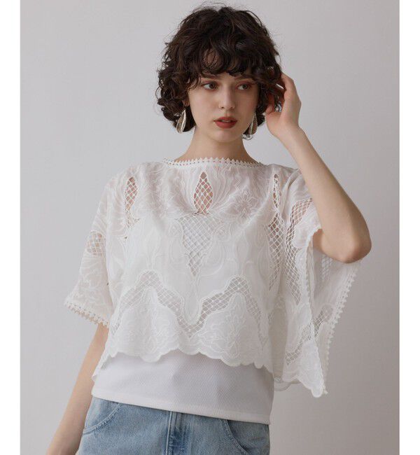 Diagram「刺繍ポンチョトップ」|Tシャツ・カットソー|