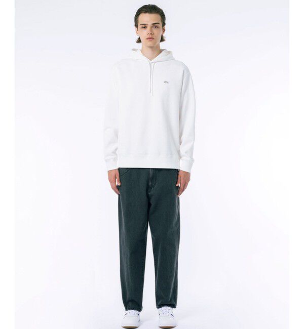 LACOSTE「鹿の子ニットワントーンフーディー / 鹿の子ニットプルオーバーパーカー」|パーカー|