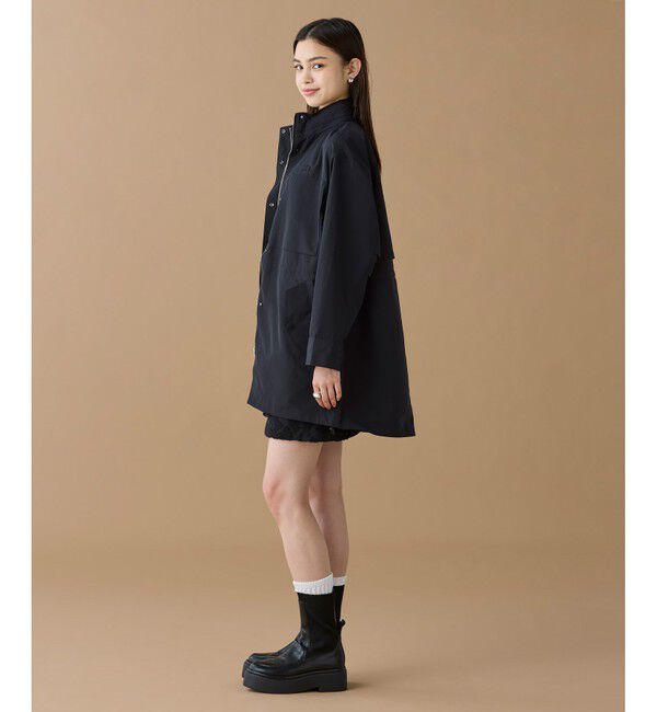 LACOSTE「撥水 ウエストドローコード ユーティリティマウンテンパーカー / フード収納可」|その他|