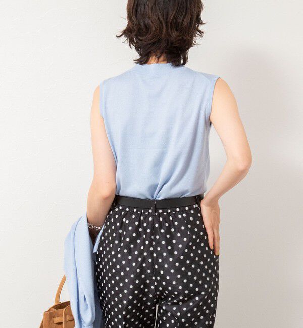 NOLLEY'S sophi「《アンサンブル対応》《手洗い可能》W混ラメハイネックプルオーバーニット」|ニット・セーター|