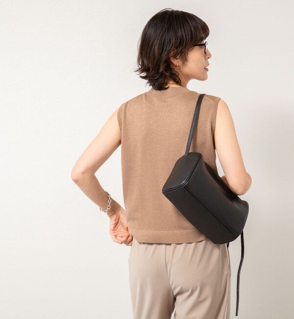 NOLLEY'S sophi「《アンサンブル対応》《手洗い可能》W混ラメハイネックプルオーバーニット」|ニット・セーター|