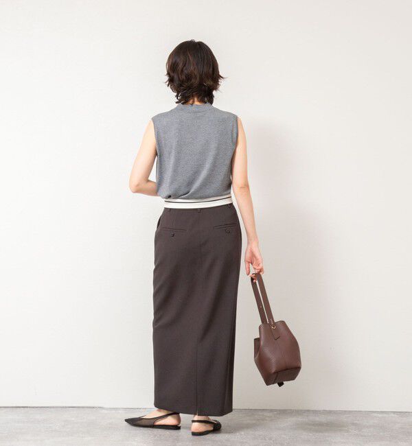 NOLLEY'S sophi「《アンサンブル対応》《手洗い可能》W混ラメハイネックプルオーバーニット」|ニット・セーター|