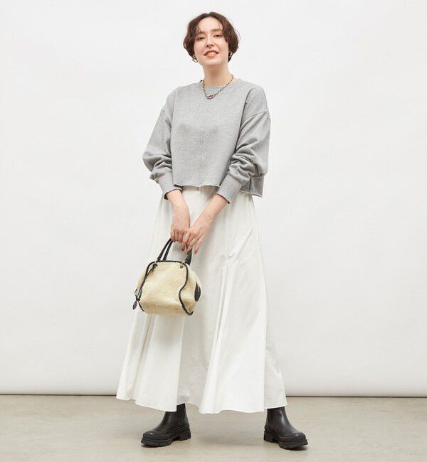 NOLLEY'S「ショート丈裏毛スウェット」|スウェット・ジャージ|