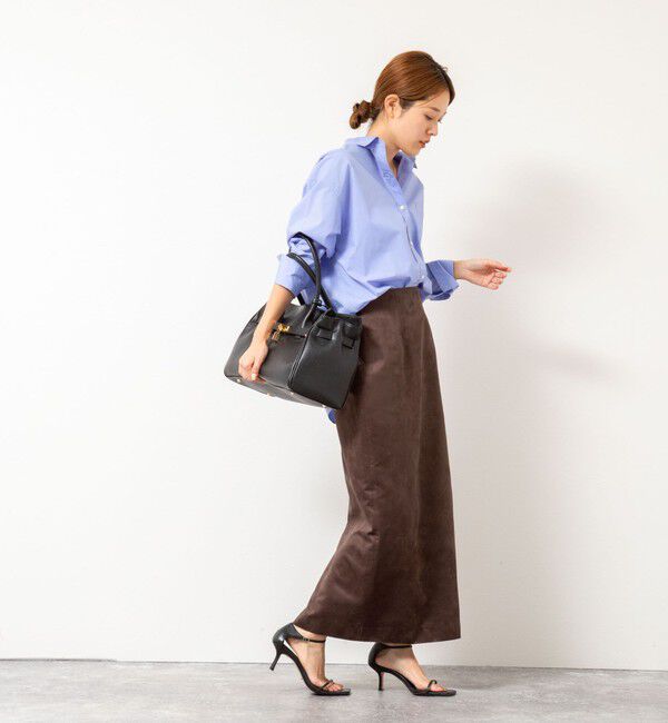 NOLLEY'S sophi「《セットアップ対応》フェイクスエードハイウエストタイトスカート」|スカート|