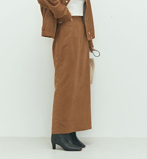 NOLLEY'S sophi「《セットアップ対応》フェイクスエードハイウエストタイトスカート」|スカート|