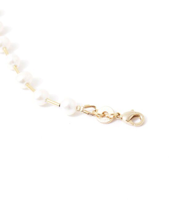 grace grace「【grace grace/グラスグラス】【WEB STAFF守屋☆】パイプ淡水パールネックレス」|ネックレス|