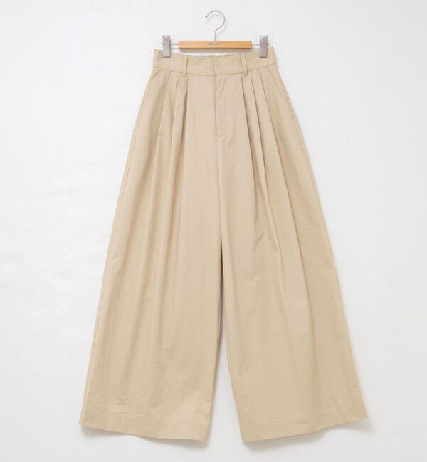 MAQWEL「【MAQWEL/マクウェル】ウォッシャブルタックワイドパンツ」|その他|