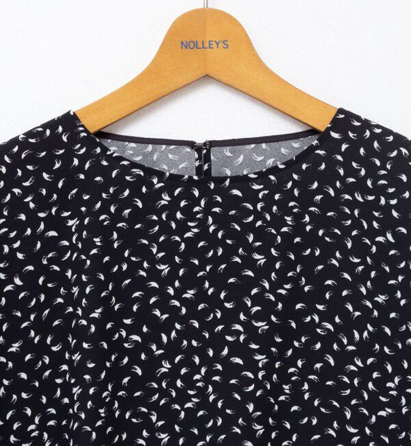 NOLLEY'S「ウォッシャブルバックサテンコクーンブラウス」|シャツ・ブラウス|