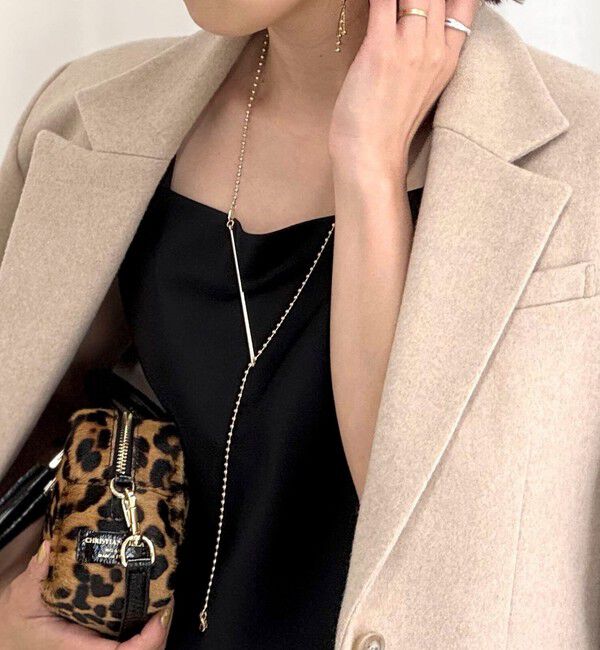 grace grace「【grace grace/グラスグラス】ロングフックボールアレンジネックレス」|ネックレス|