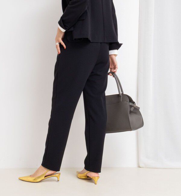 NOLLEY'S sophi「《セットアップ対応》ウォッシャブルカットジョーゼットテーパードパンツ」|その他|