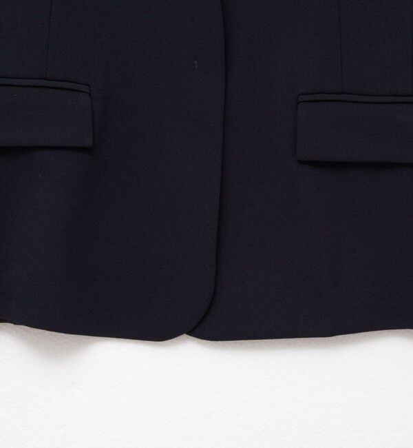 NOLLEY'S sophi「《セットアップ対応》ウォッシャブルカットジョーゼットノーカラージャケット」|ノーカラージャケット|