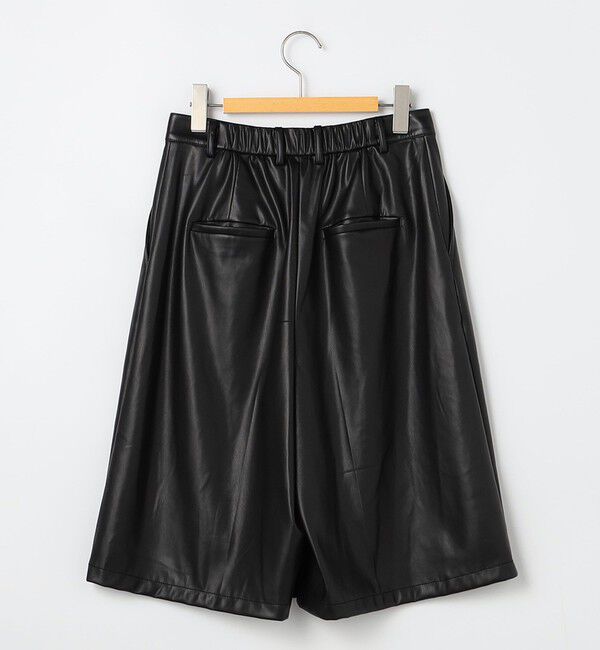 NOLLEY'S sophi「《セットアップ対応》ウォッシャブルフェイクレザーハーフパンツ」|その他|