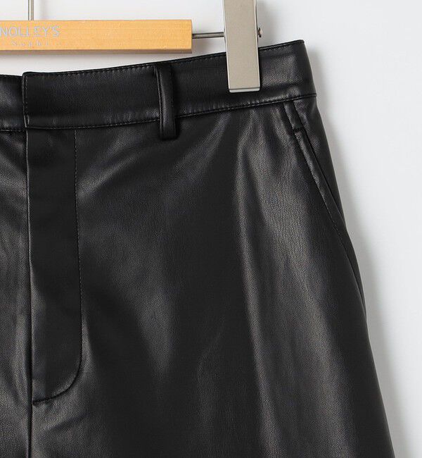 NOLLEY'S sophi「《セットアップ対応》ウォッシャブルフェイクレザーハーフパンツ」|その他|