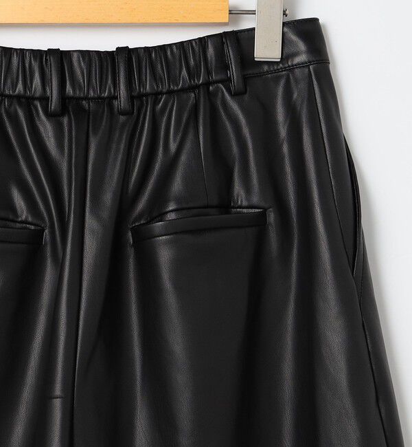 NOLLEY'S sophi「《セットアップ対応》ウォッシャブルフェイクレザーハーフパンツ」|その他|