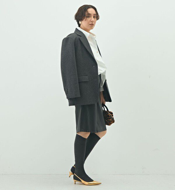 NOLLEY'S sophi「《セットアップ対応》ウォッシャブルフェイクレザーハーフパンツ」|その他|