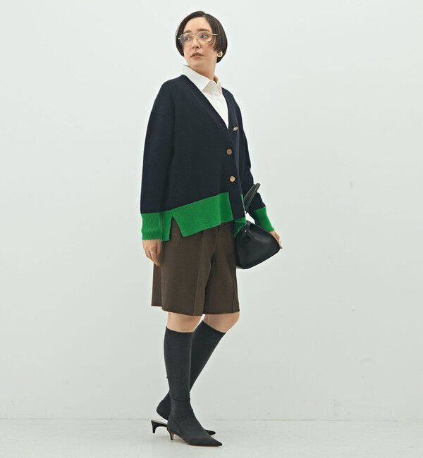 NOLLEY'S「5GノアリスゆったりVネックカーディガン」|カーディガン|